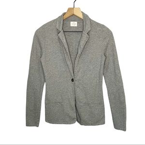 Hartford Knit Button Blazer in Gray 1 S